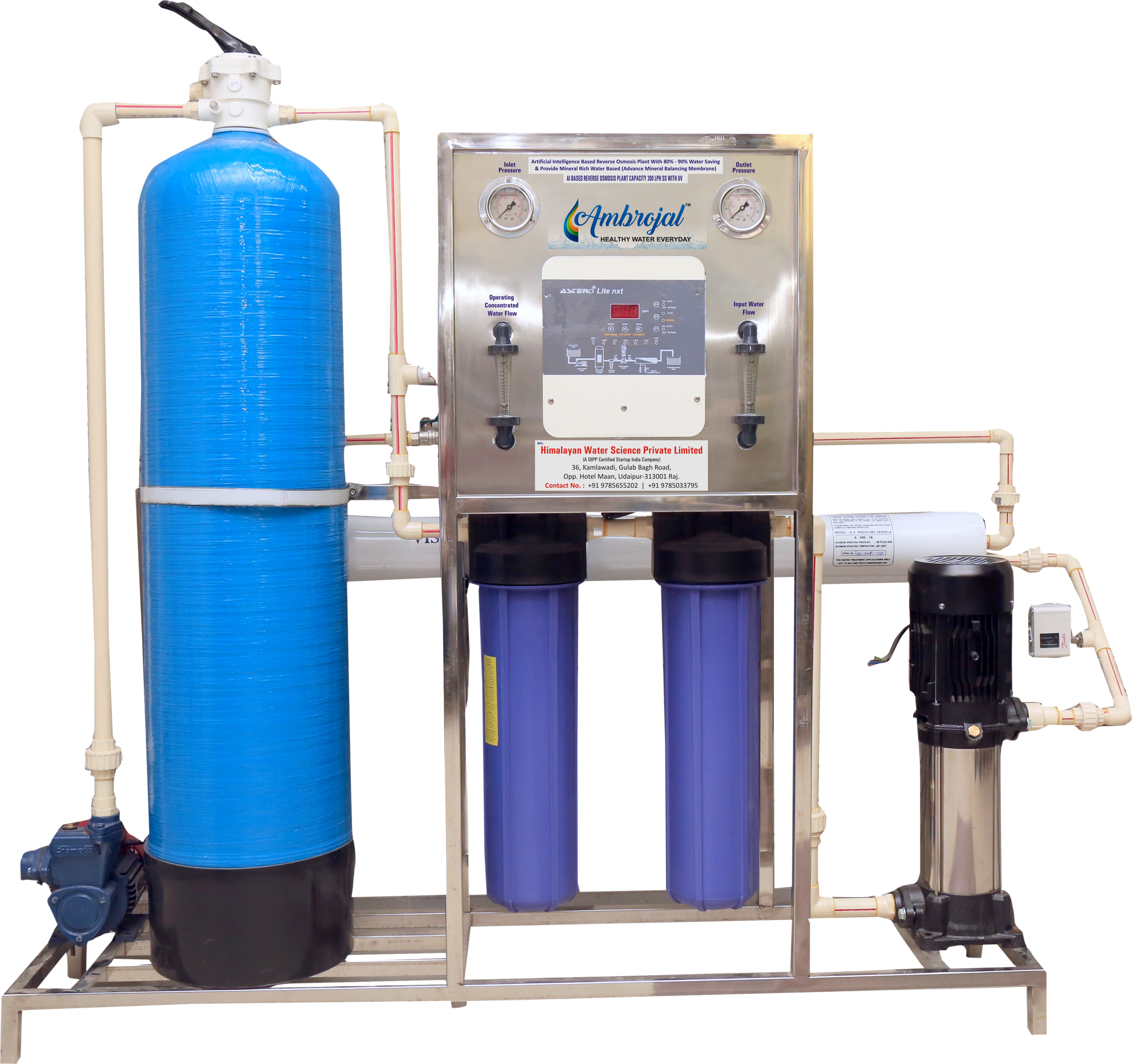 AMBRO-JAL AI BASED REVERSE OSMOSIS PLANT 