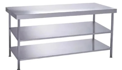 STEEL RACK 3 SHELVES OPEN