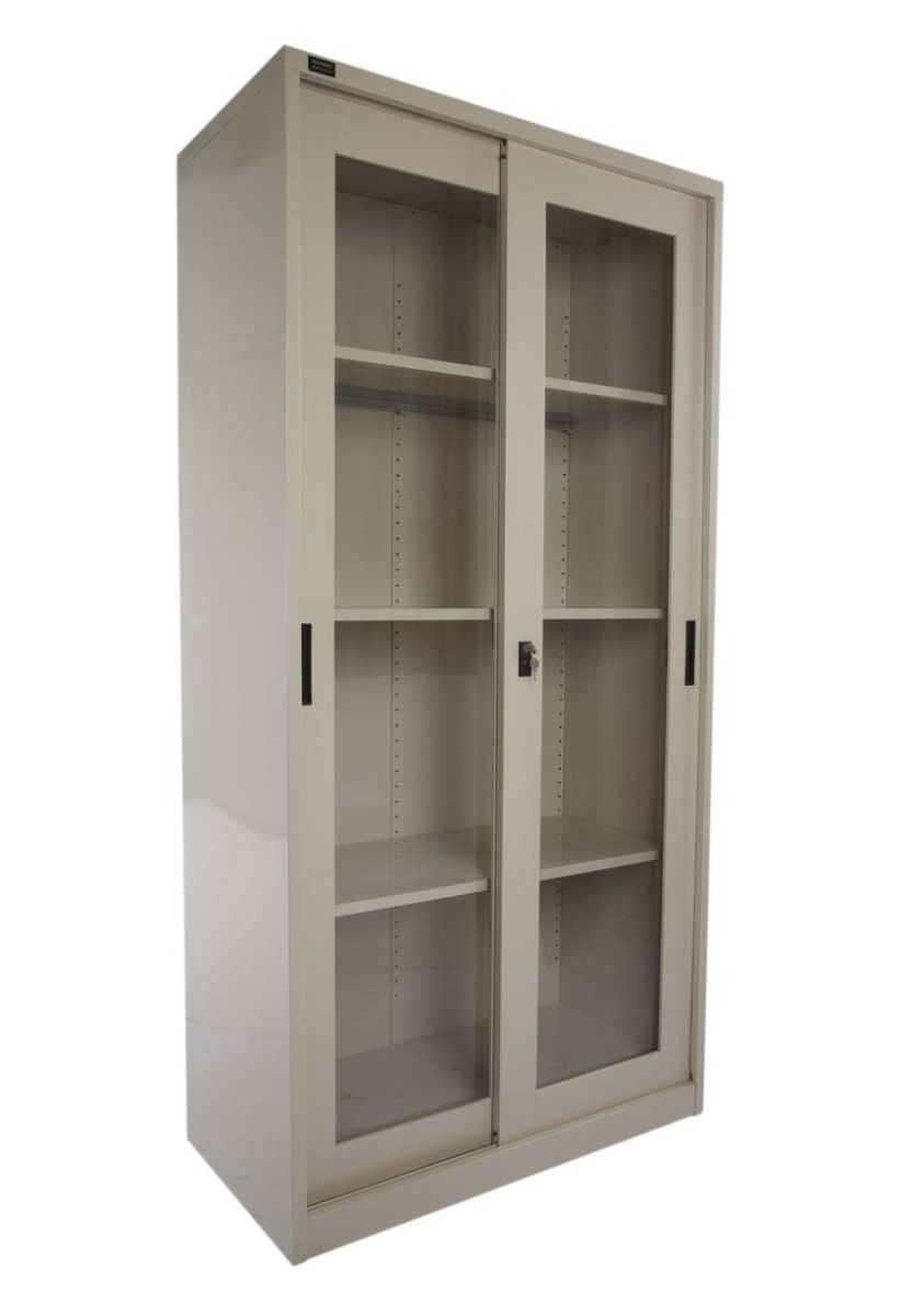 LIBRARY BOOK SHELF / GLASS DOOR ALMIRAH