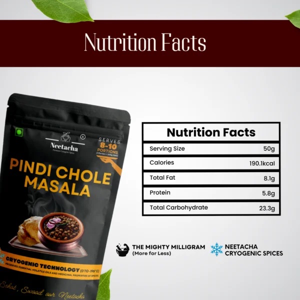 NEETACHA PREMIUM CRYOGENIC PINDI CHOLE MASALA