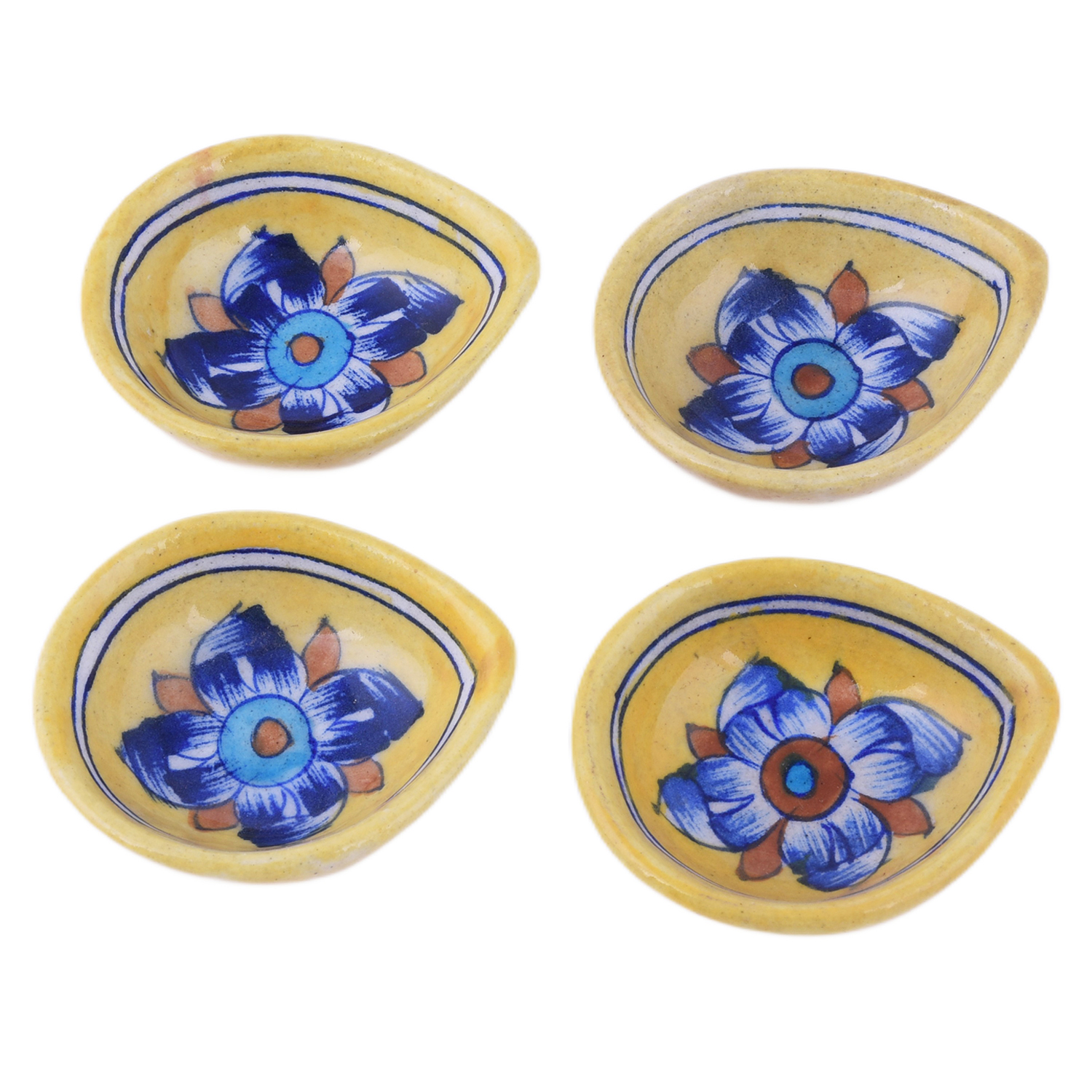 Pointed Diya/Deepak (Pack of 4)