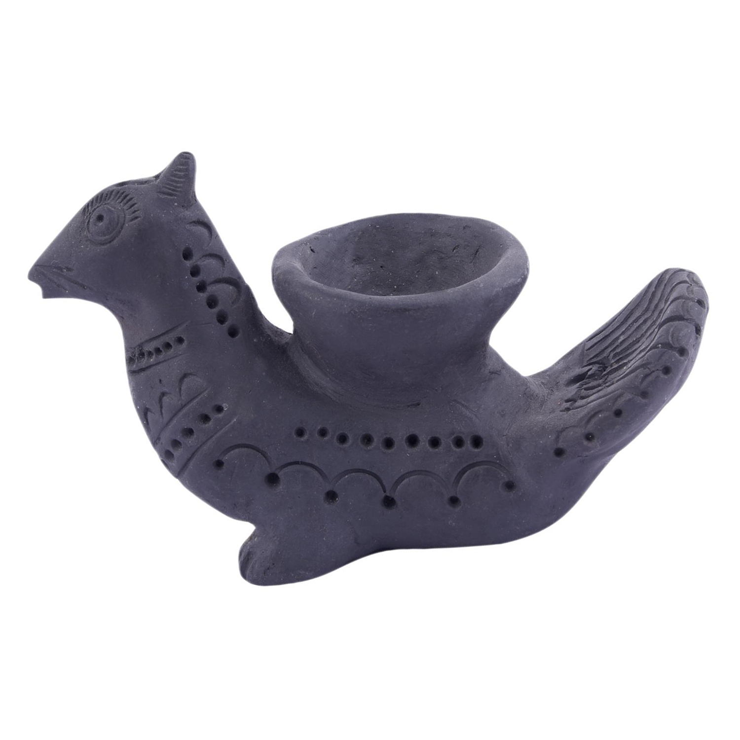 Reuseable Peacock Diya holder